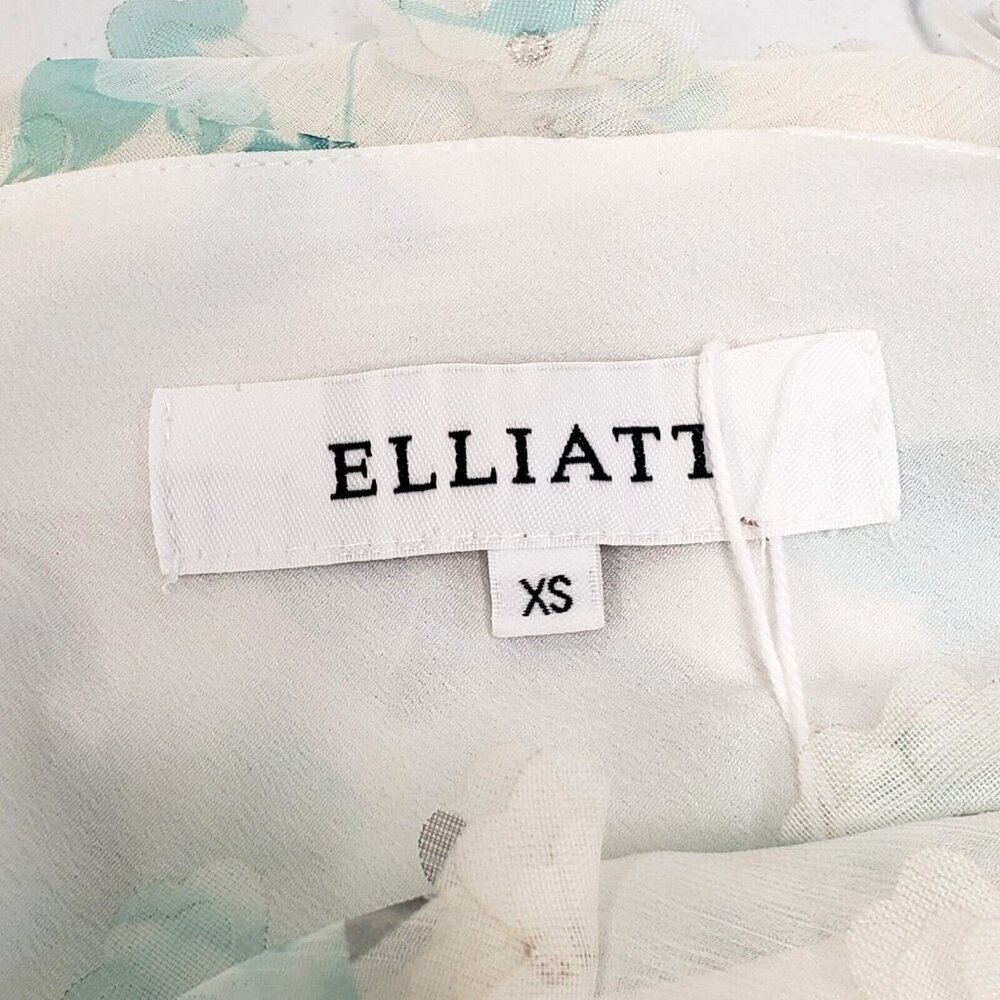Elliatt Nala 3D Floral Applique One Shoulder Dress Size XS - Picture 8 of 12